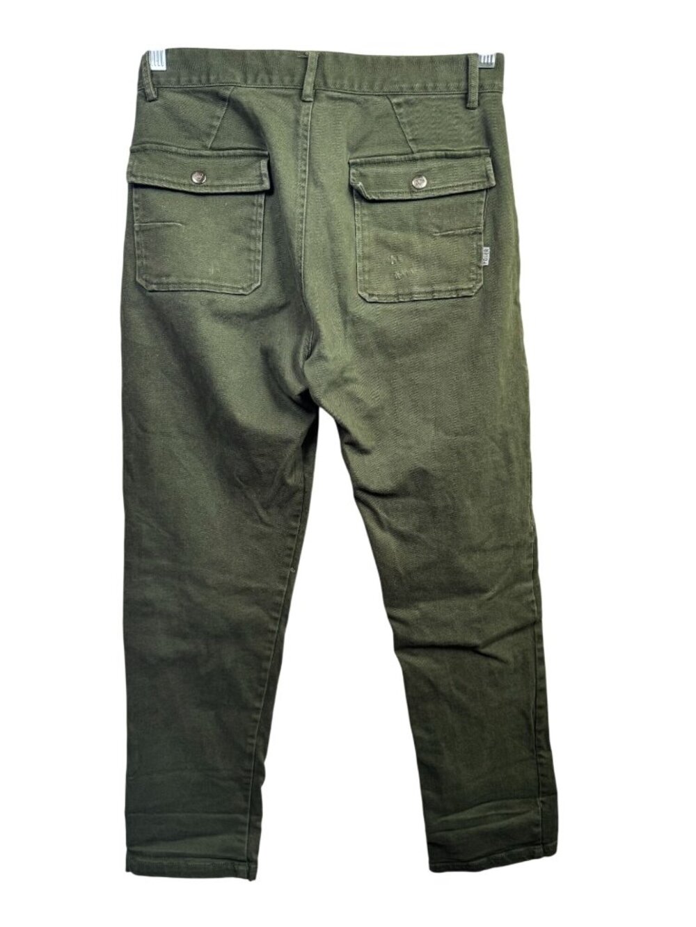 Poler Mens Olive Green Cotton Blend Chino Pants Size 30 x28 Outdoor Casual